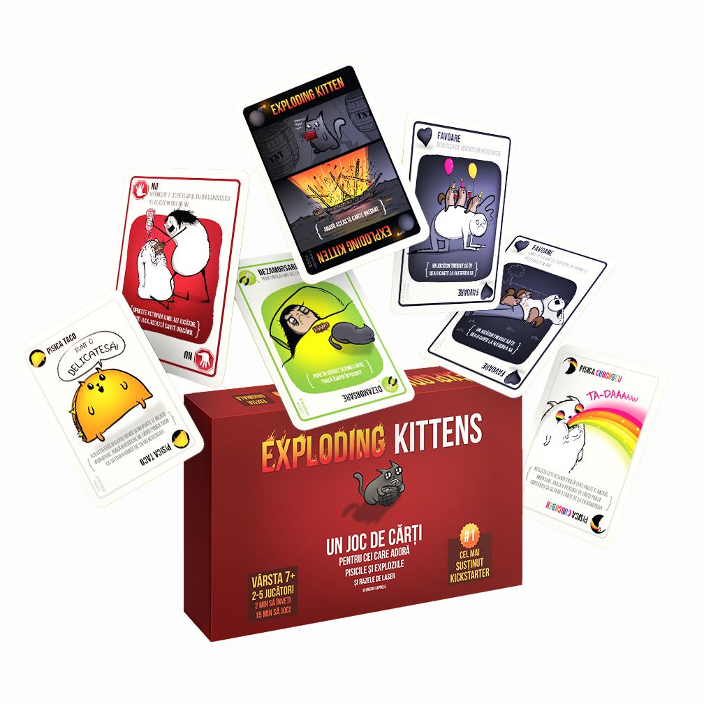 Joc de societate Exploding Kittens - imagine 2
