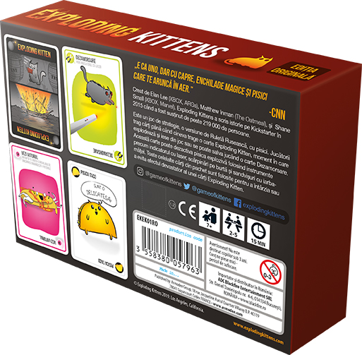 Joc de societate Exploding Kittens - imagine 3
