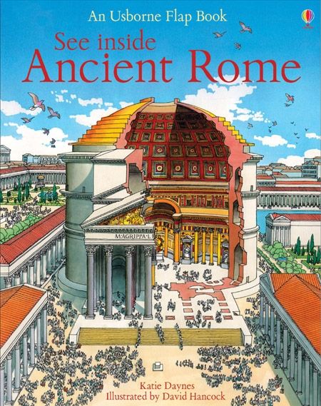 See Inside Ancient Rome, carte cu clapete Usborne