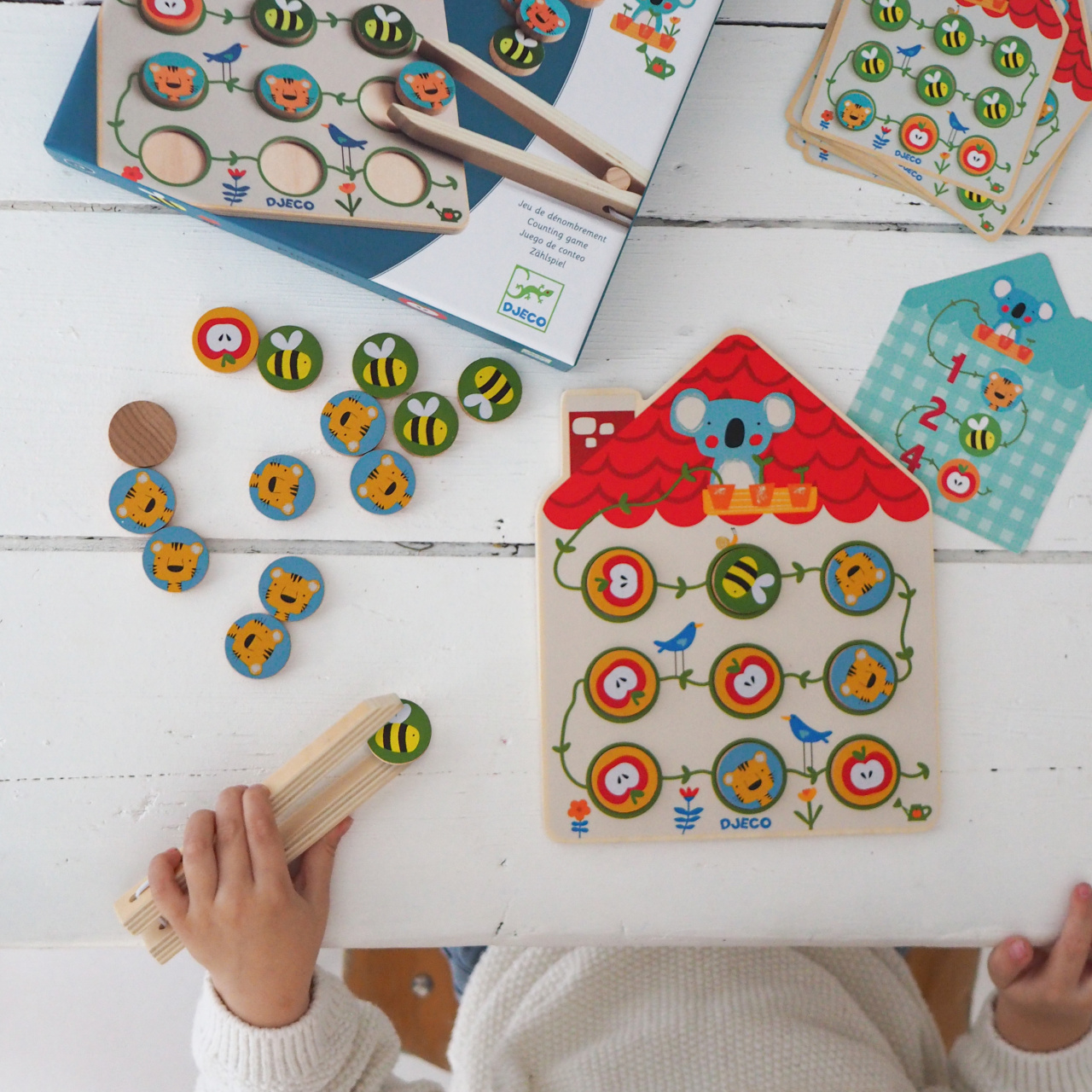 Joc educativ Pinstou, Djeco - imagine 3