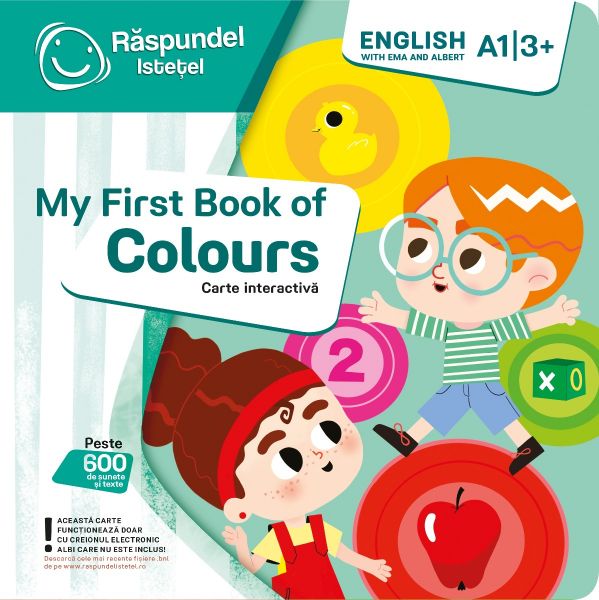 Raspundel Istetel, carte My first book of colors English - imagine 3